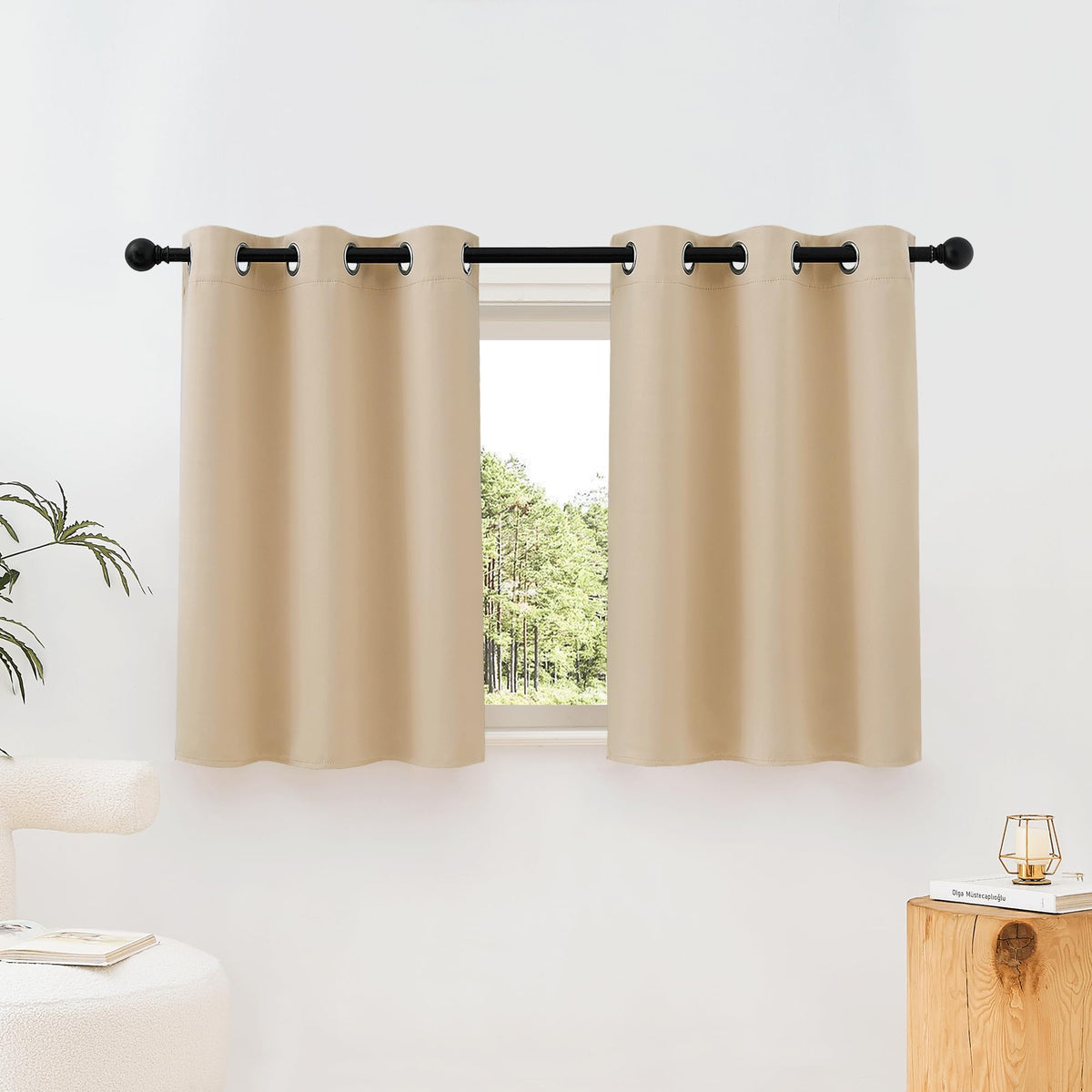 NICETOWN Grommet Blackout Room Darkening Curtains