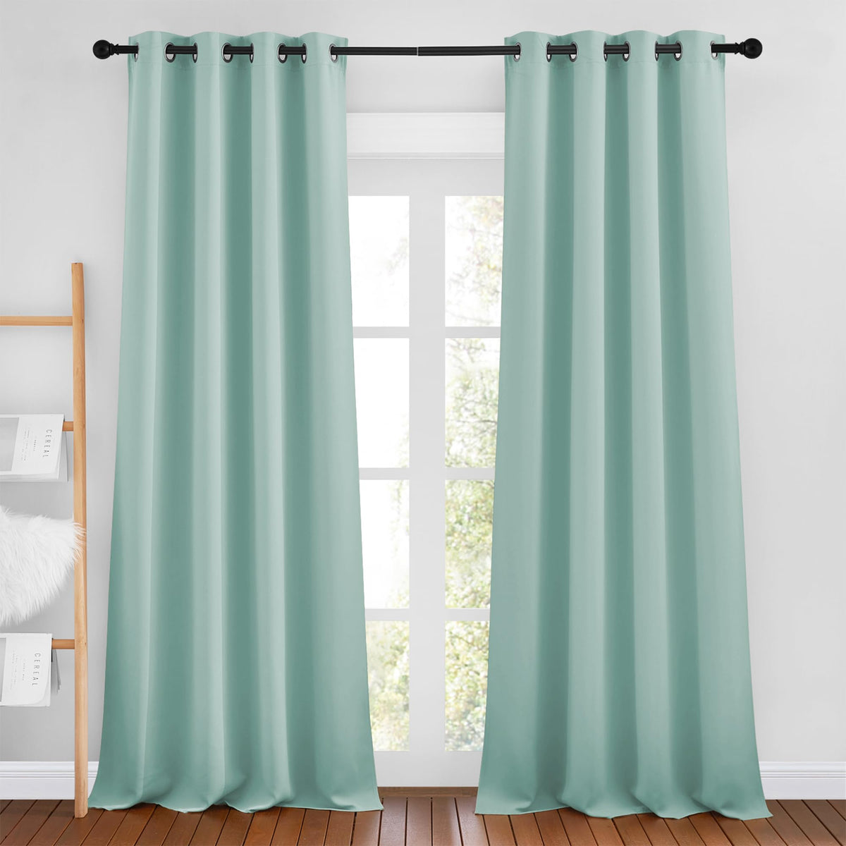 NICETOWN Grommet Blackout Room Darkening Curtains