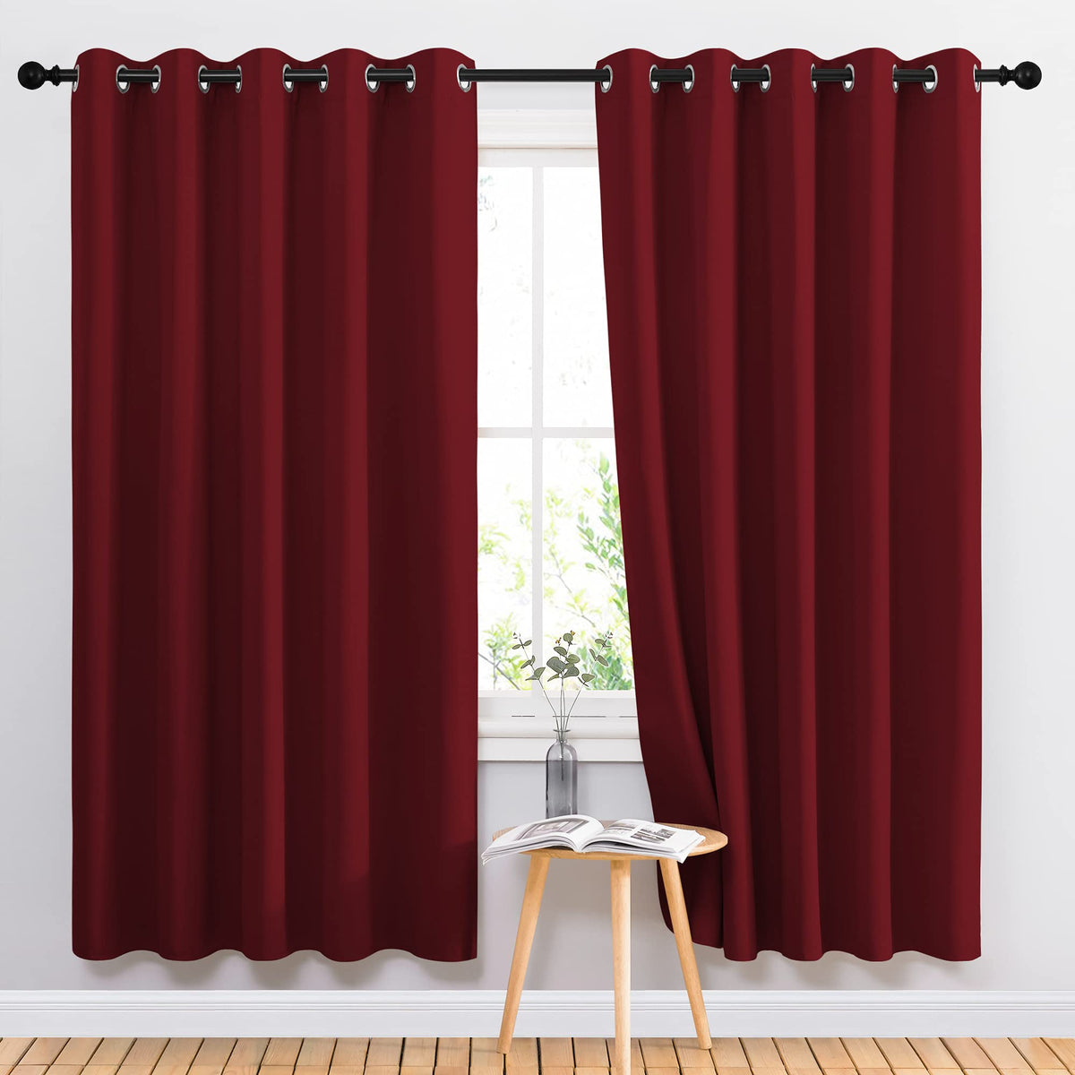 NICETOWN Grommet Blackout Room Darkening Curtains
