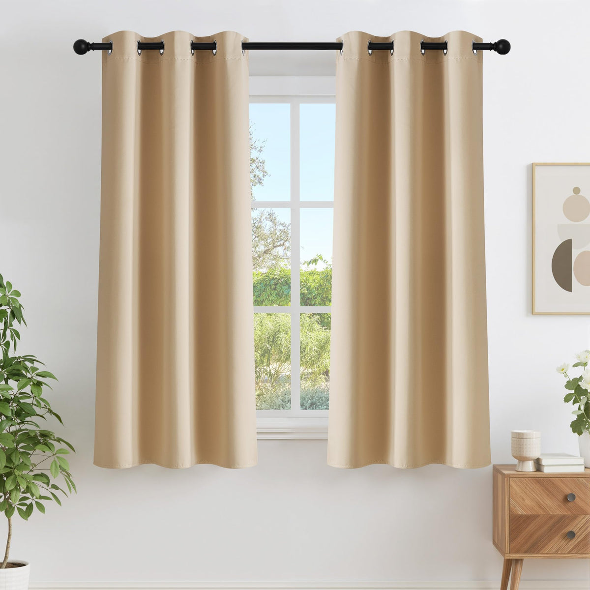 NICETOWN Grommet Blackout Room Darkening Curtains