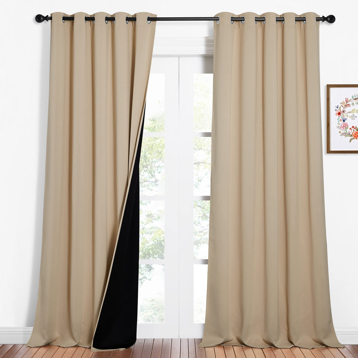 NICETOWN Full Blackout Double-Layer Curtains