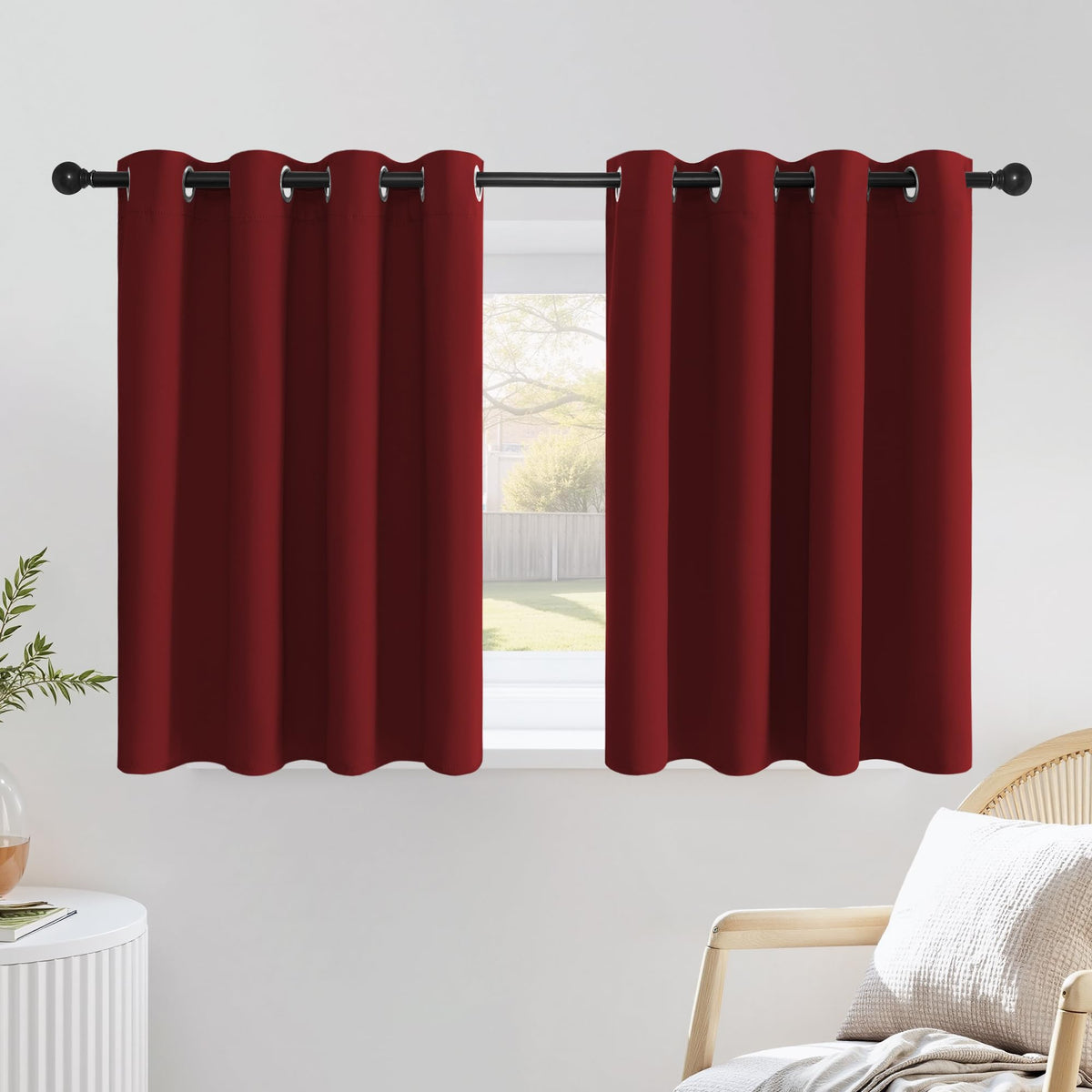 NICETOWN Grommet Blackout Room Darkening Curtains