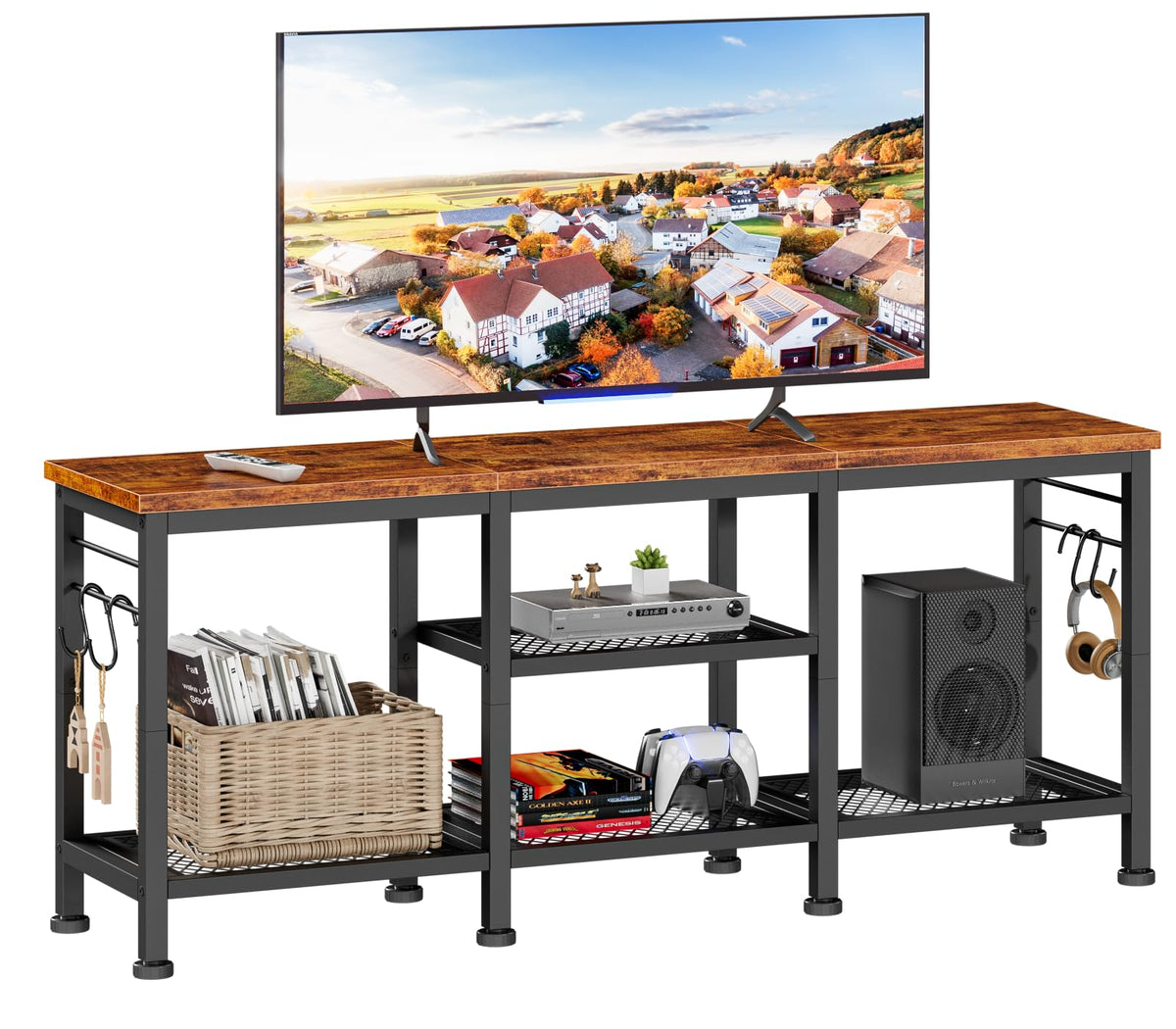 Furologee TV Stand for TVs up to 55 Inch