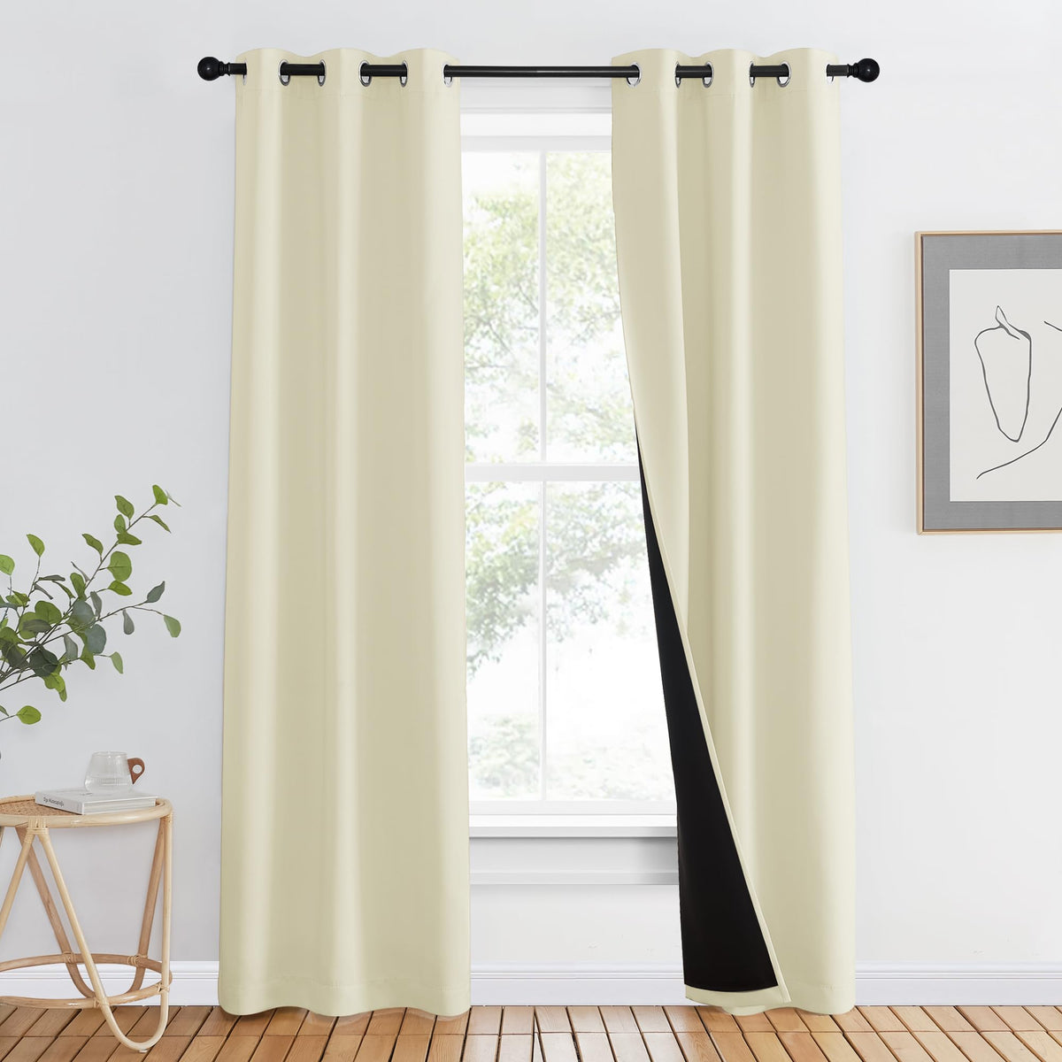 NICETOWN Full Blackout Double-Layer Curtains