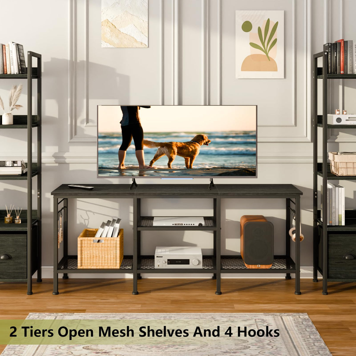 Furologee TV Stand for TVs up to 55 Inch