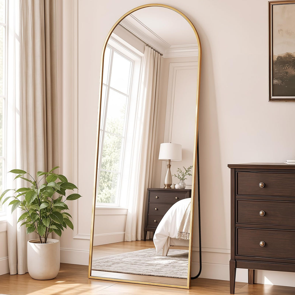 DUMOS Mirror Full Length Floor, Full Body Standing Mirror
