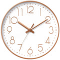 DAXSMY Wall Clock Silent Non-Ticking Modern 3D Wall Clocks Battery Operated - Decorative Clock for Kitchen, Home Office, Bathroom, Bedroom