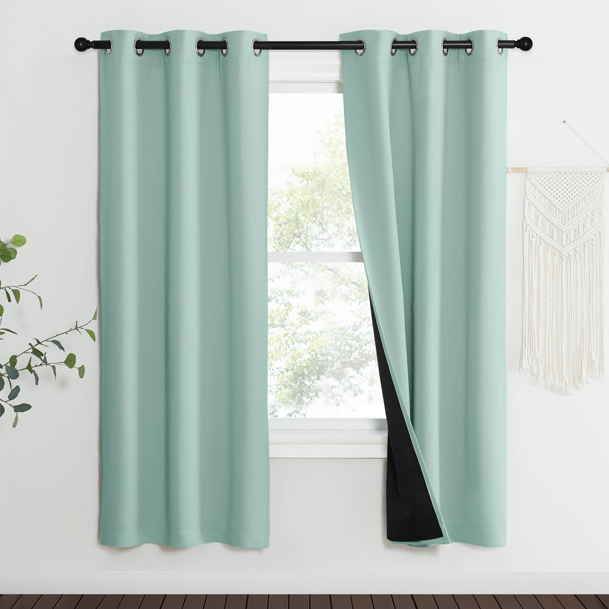 NICETOWN Full Blackout Double-Layer Curtains