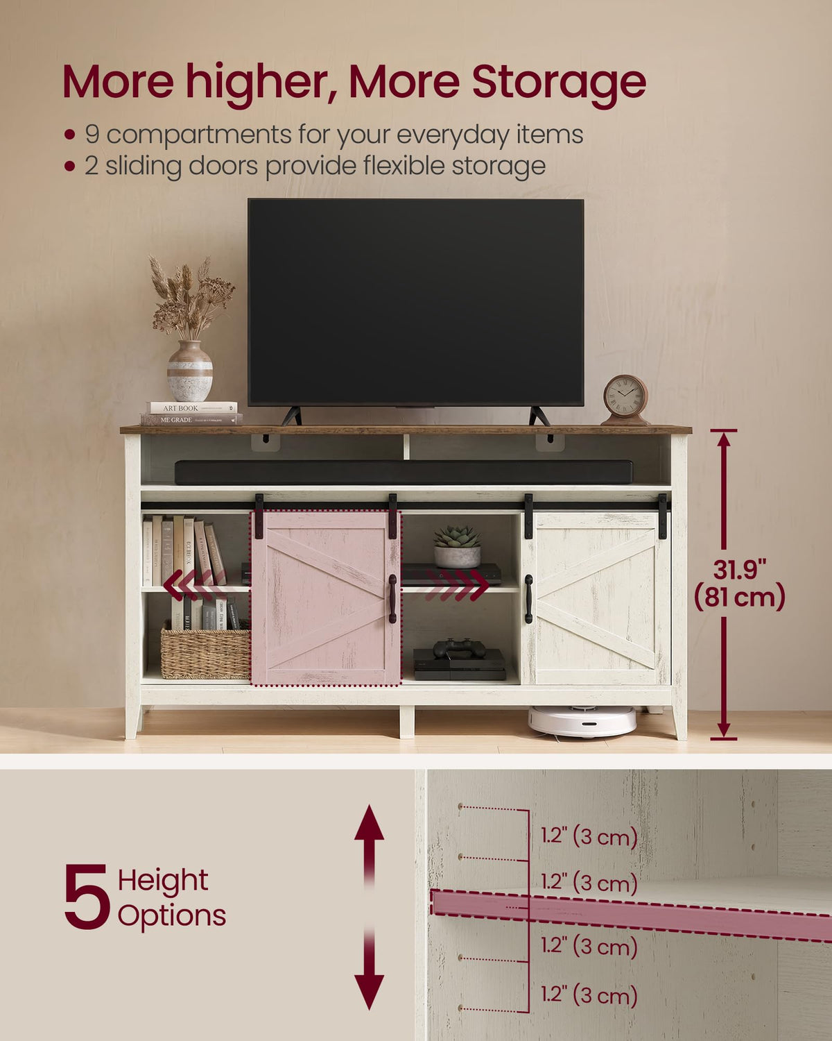 VASAGLE TV Stand