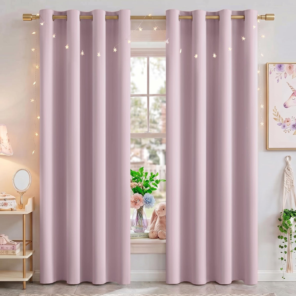 NICETOWN Grommet Blackout Room Darkening Curtains