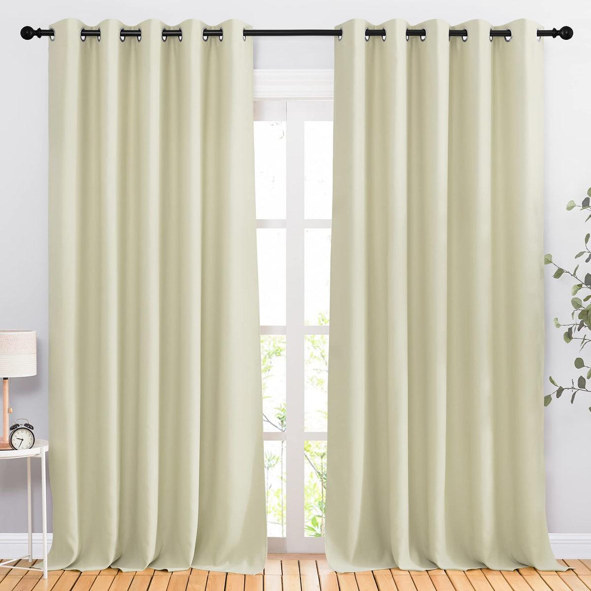 NICETOWN Grommet Blackout Room Darkening Curtains