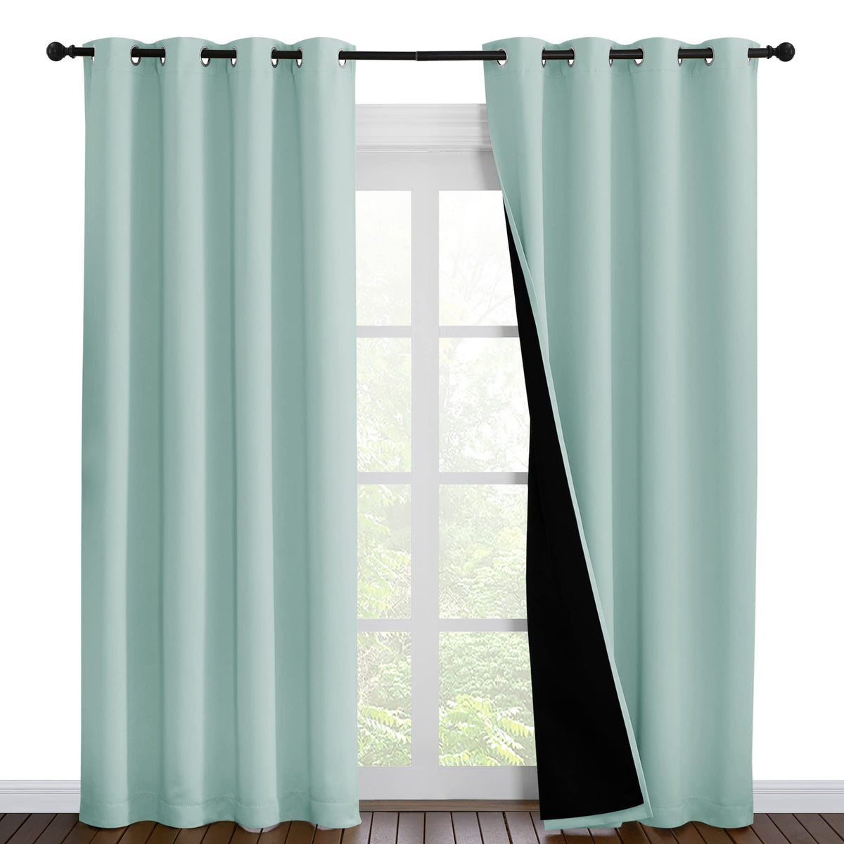NICETOWN Full Blackout Double-Layer Curtains
