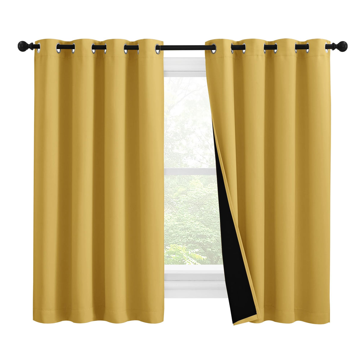 NICETOWN Full Blackout Double-Layer Curtains