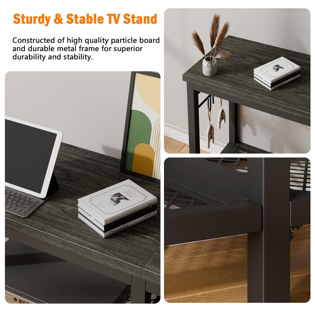 Furologee TV Stand for TVs up to 55 Inch