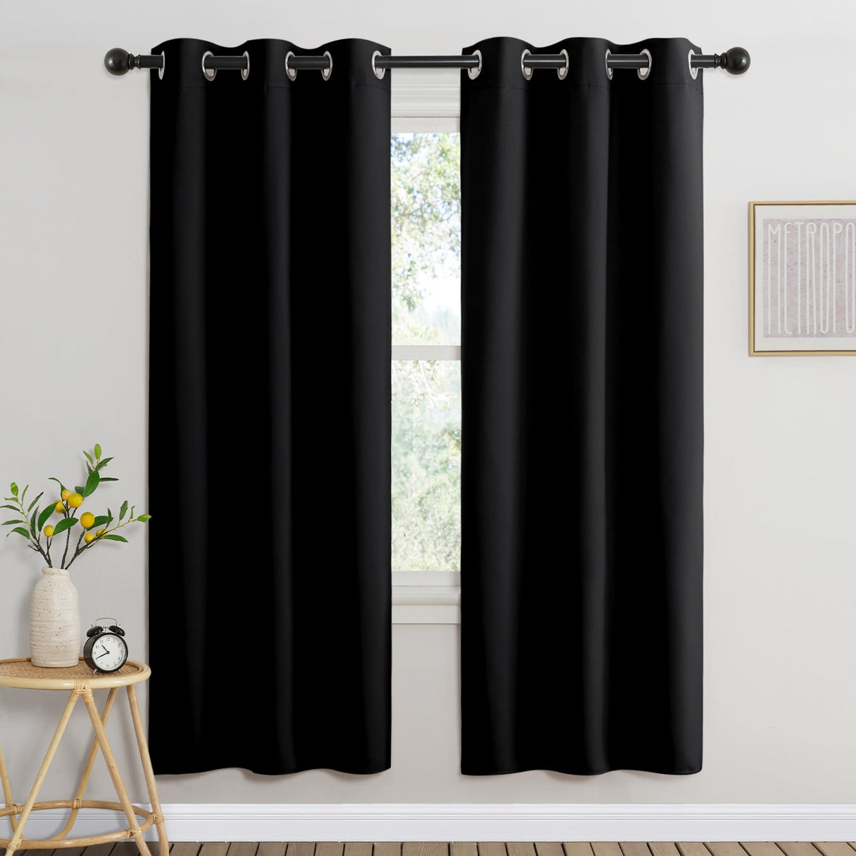 NICETOWN Grommet Blackout Room Darkening Curtains