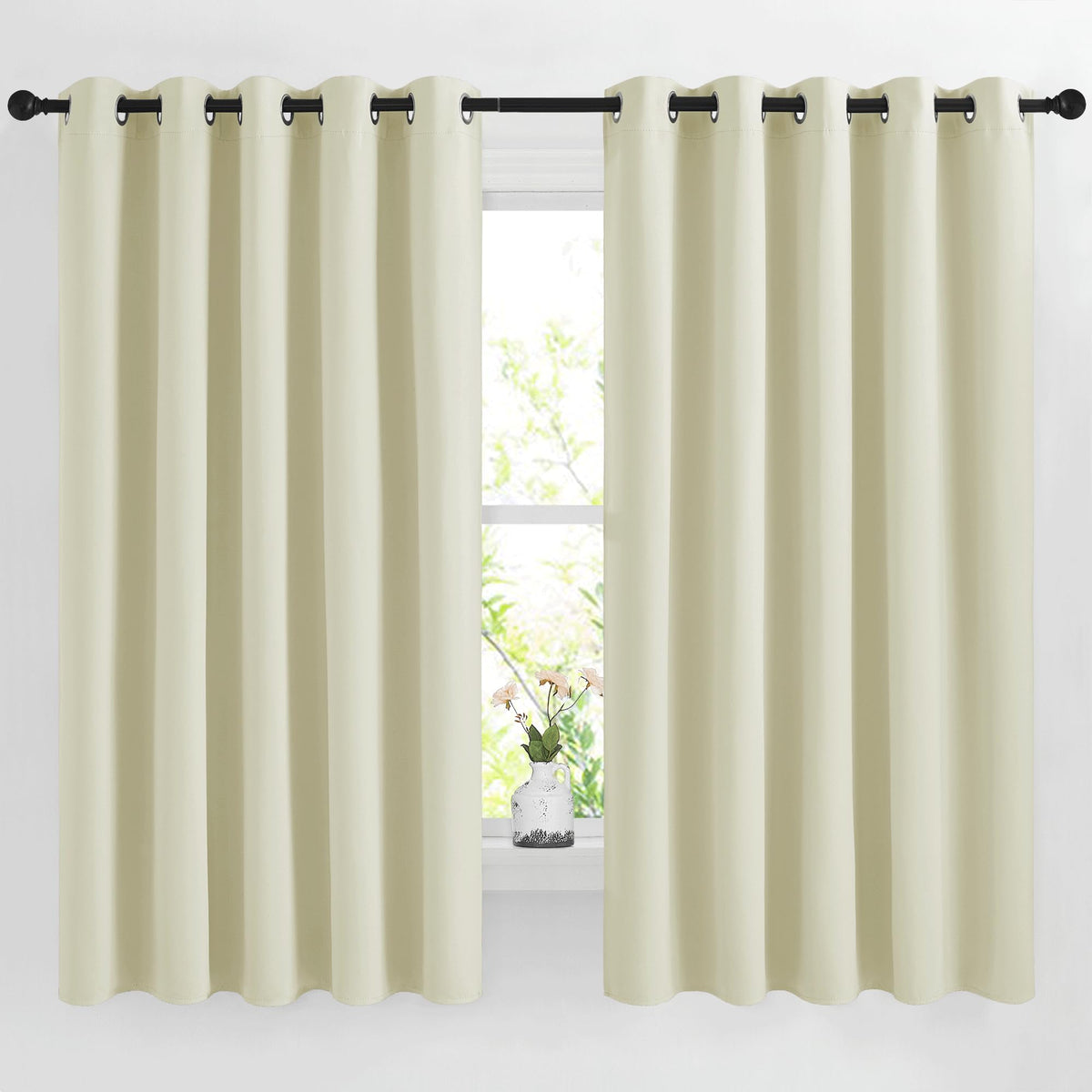 NICETOWN Grommet Blackout Room Darkening Curtains