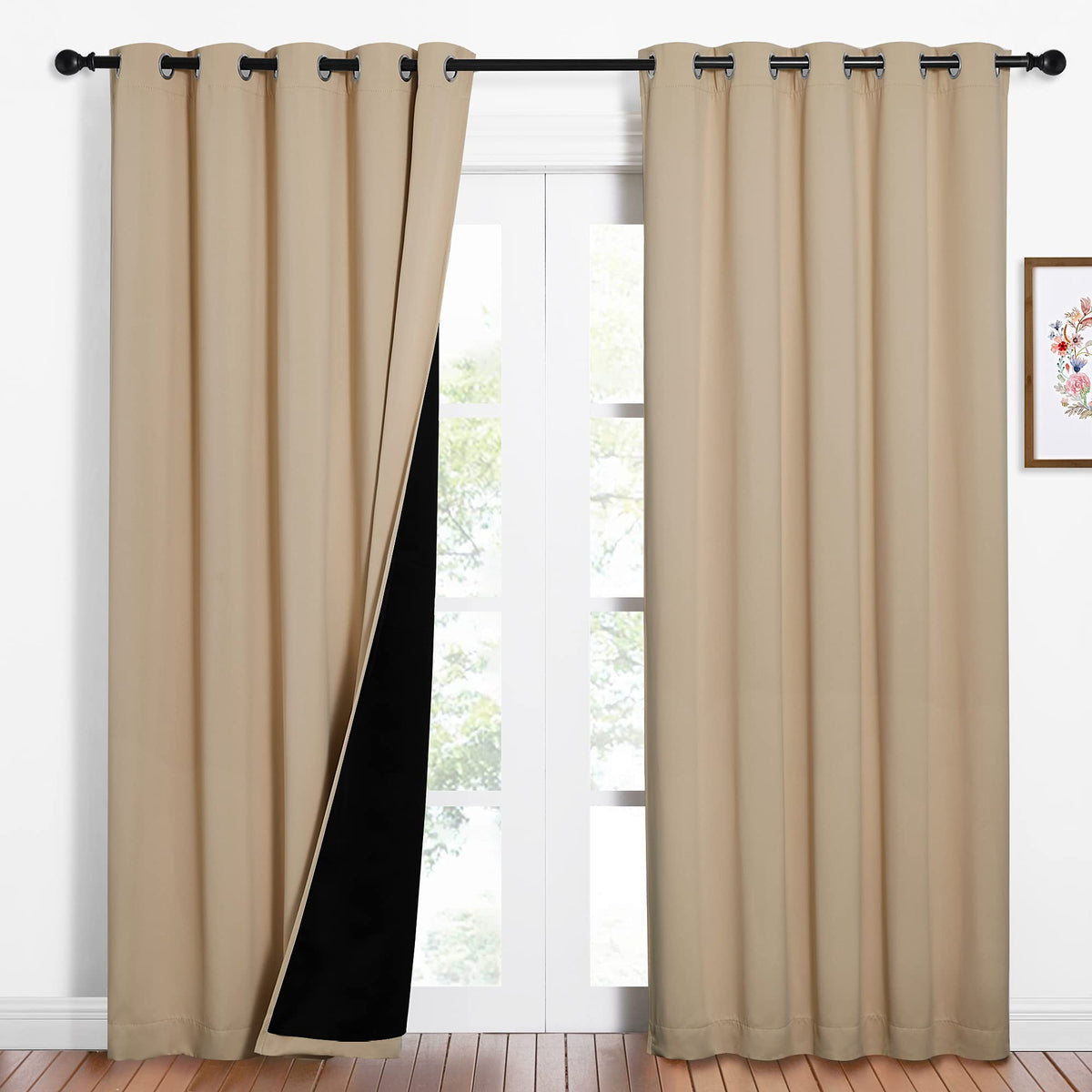NICETOWN Full Blackout Double-Layer Curtains