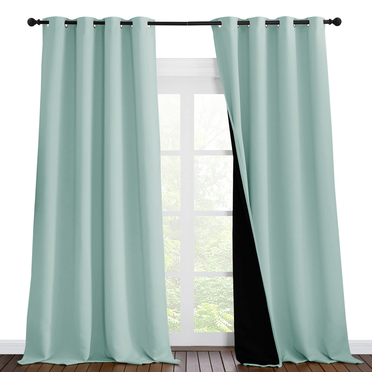NICETOWN Full Blackout Double-Layer Curtains