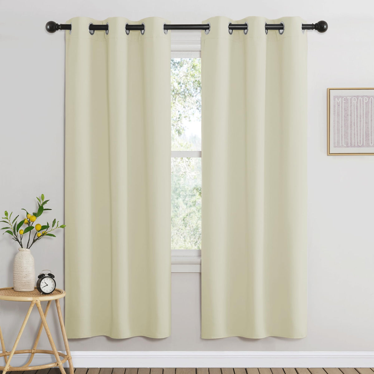 NICETOWN Grommet Blackout Room Darkening Curtains