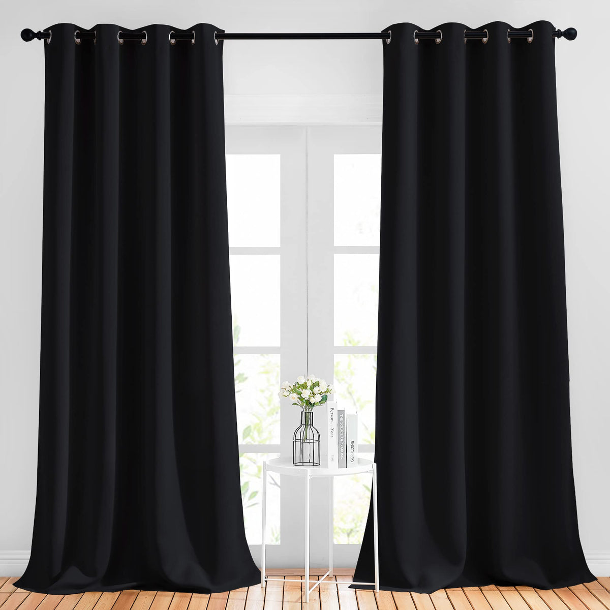 NICETOWN Grommet Blackout Room Darkening Curtains