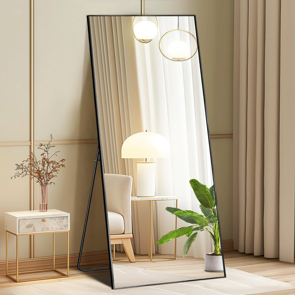 DUMOS Mirror Full Length Floor, Full Body Standing Mirror