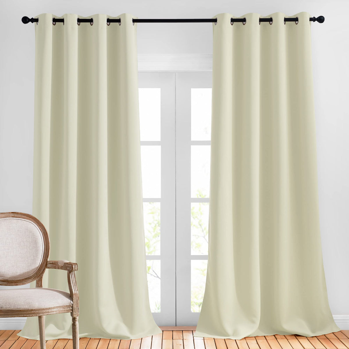 NICETOWN Grommet Blackout Room Darkening Curtains