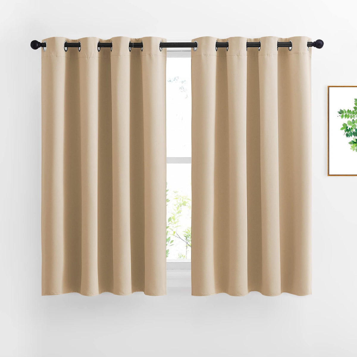 NICETOWN Grommet Blackout Room Darkening Curtains
