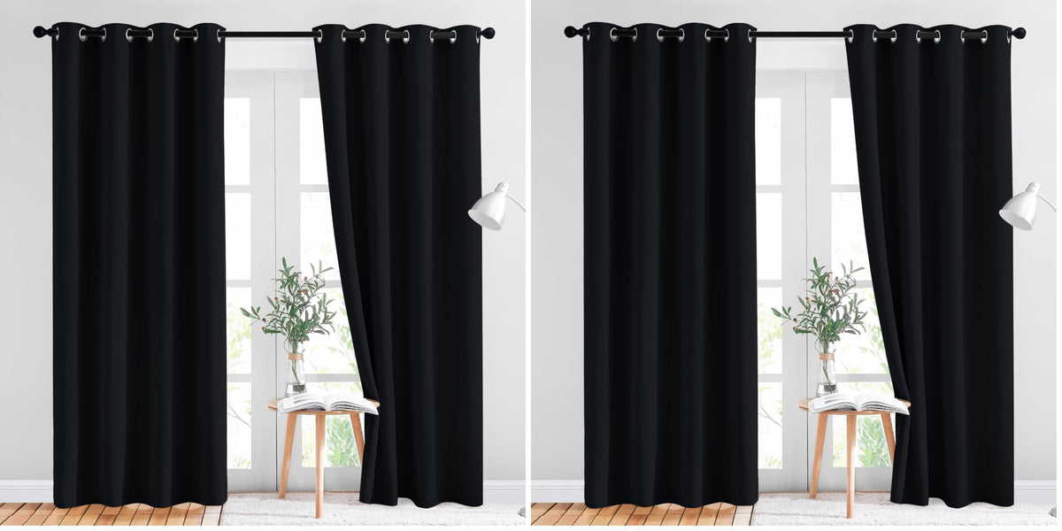 NICETOWN Grommet Blackout Room Darkening Curtains
