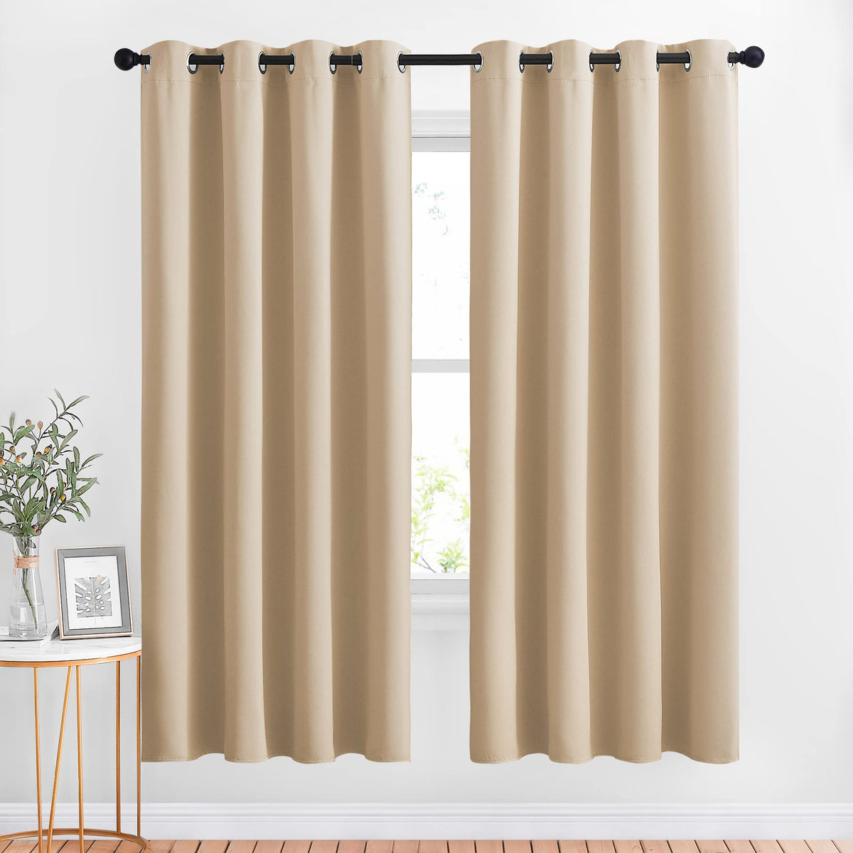NICETOWN Grommet Blackout Room Darkening Curtains
