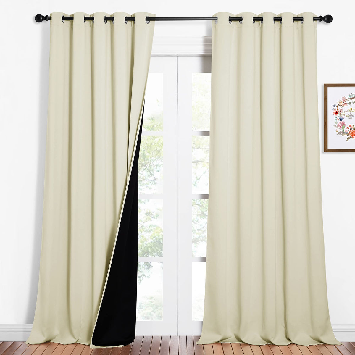 NICETOWN Full Blackout Double-Layer Curtains