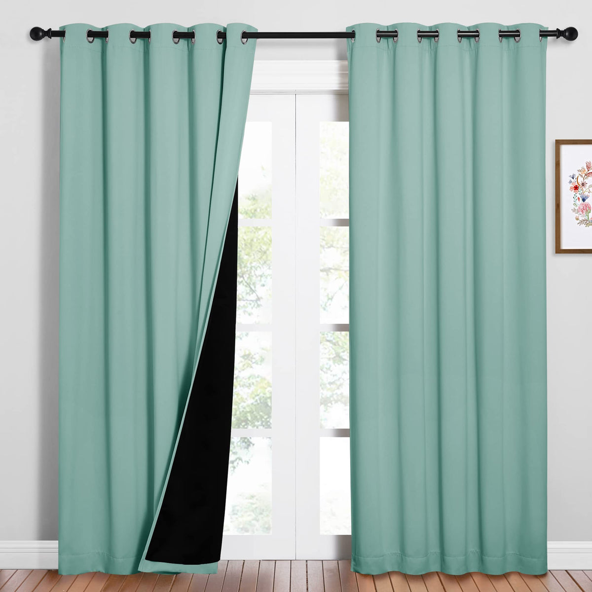 NICETOWN Full Blackout Double-Layer Curtains