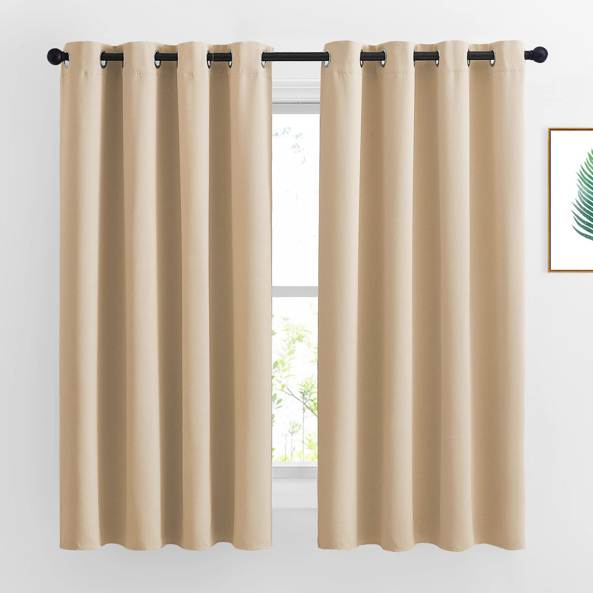 NICETOWN Grommet Blackout Room Darkening Curtains