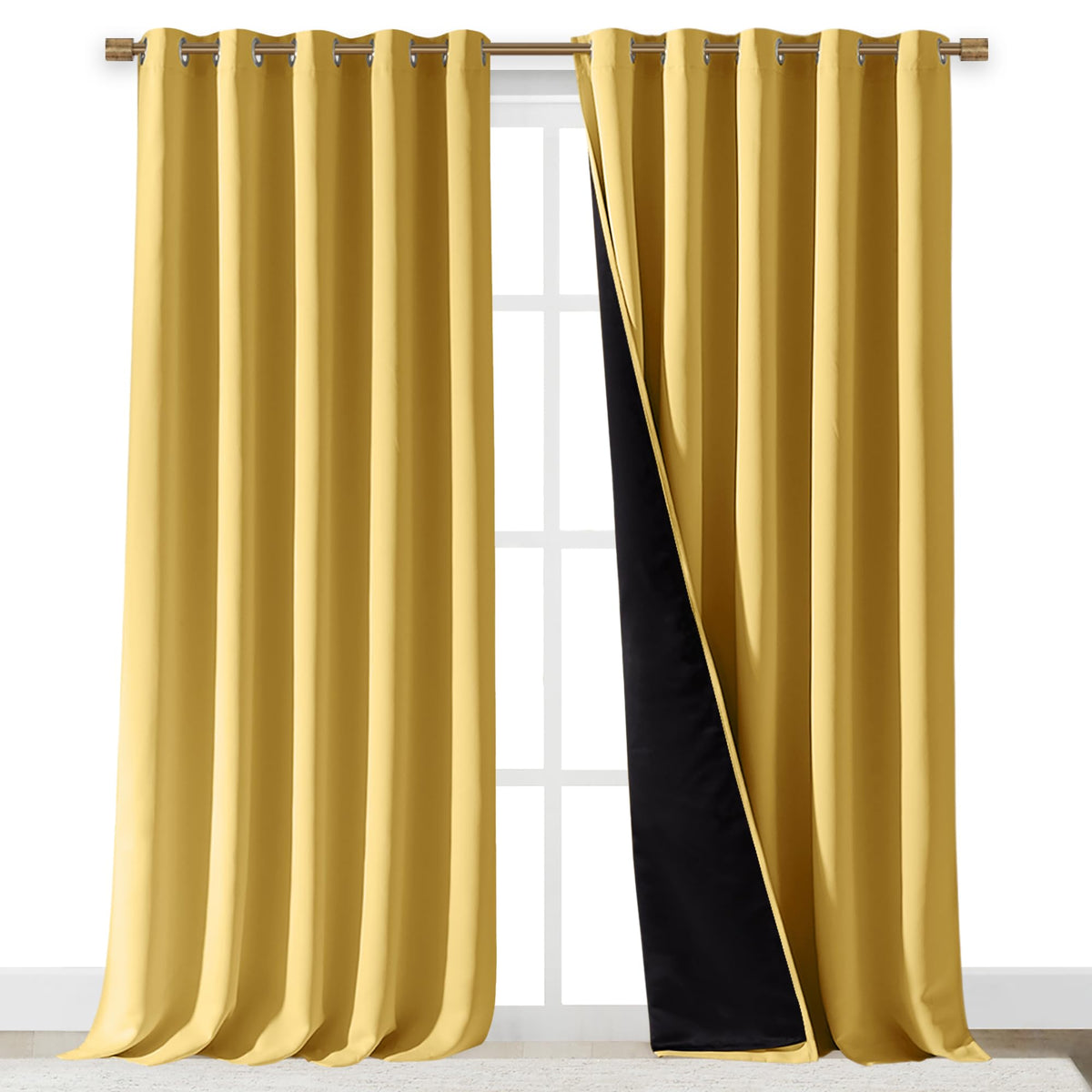 NICETOWN Full Blackout Double-Layer Curtains