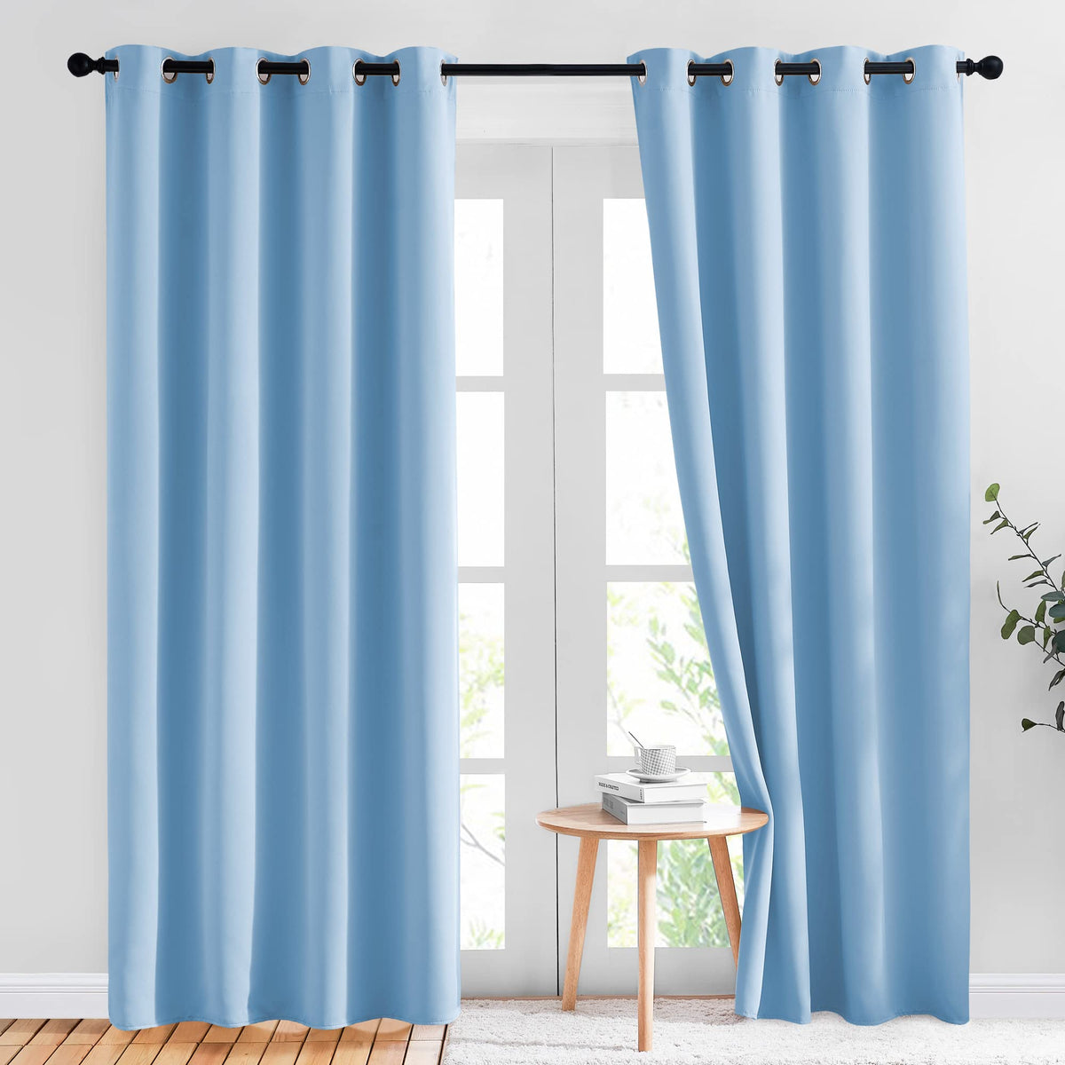 NICETOWN Grommet Blackout Room Darkening Curtains