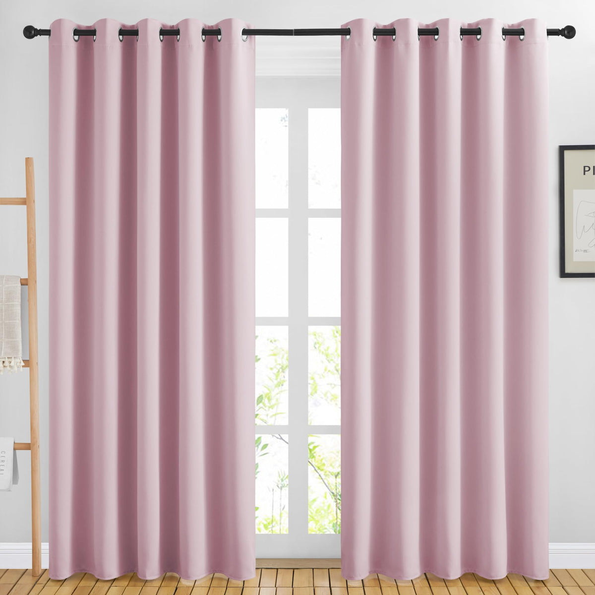 NICETOWN Grommet Blackout Room Darkening Curtains