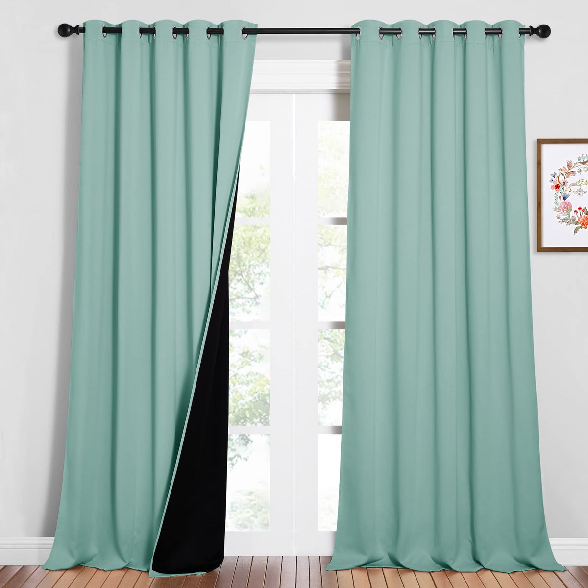 NICETOWN Full Blackout Double-Layer Curtains