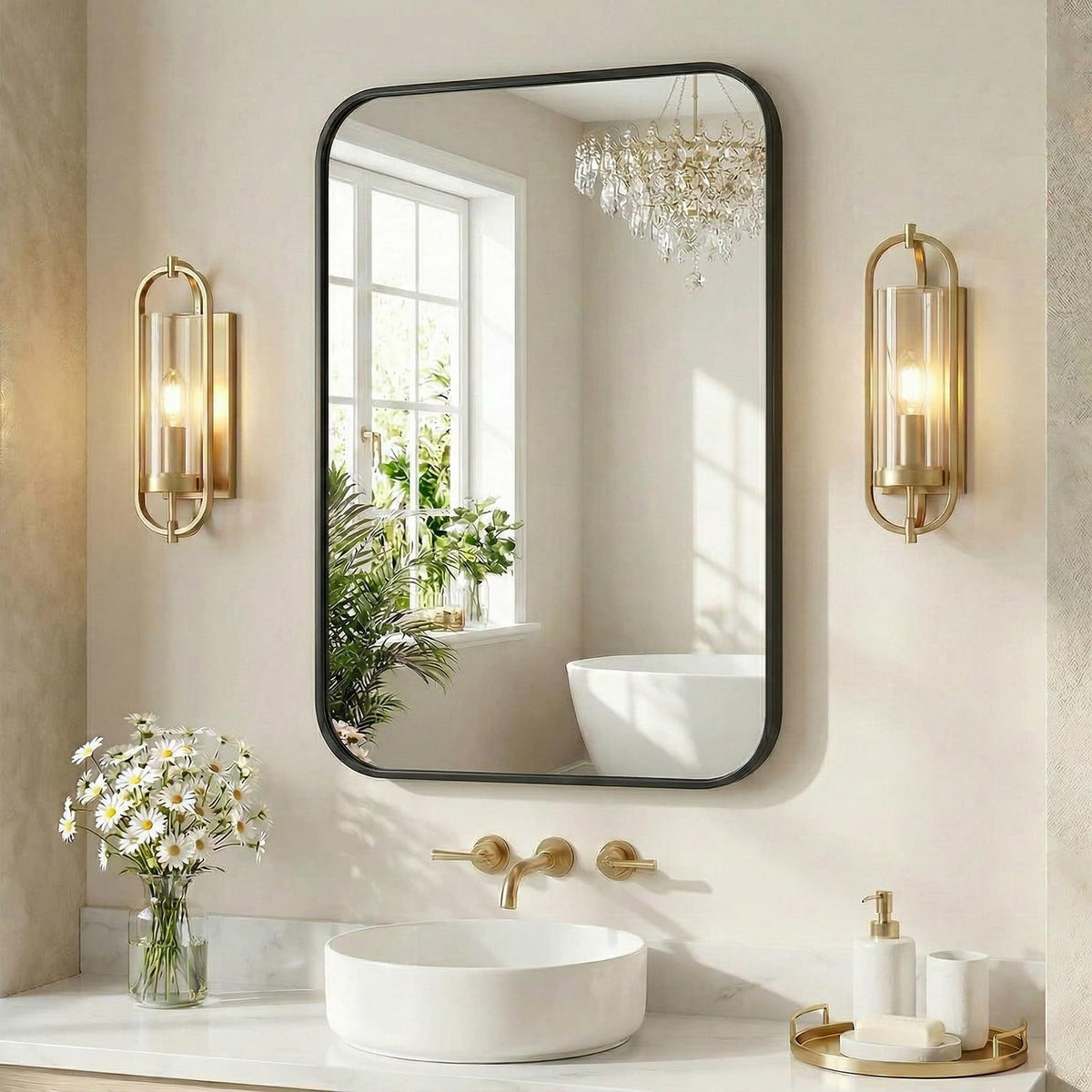 Sweetcrispy Bathroom Mirrors