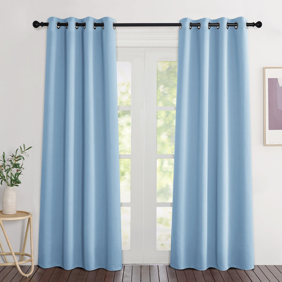 NICETOWN Grommet Blackout Room Darkening Curtains