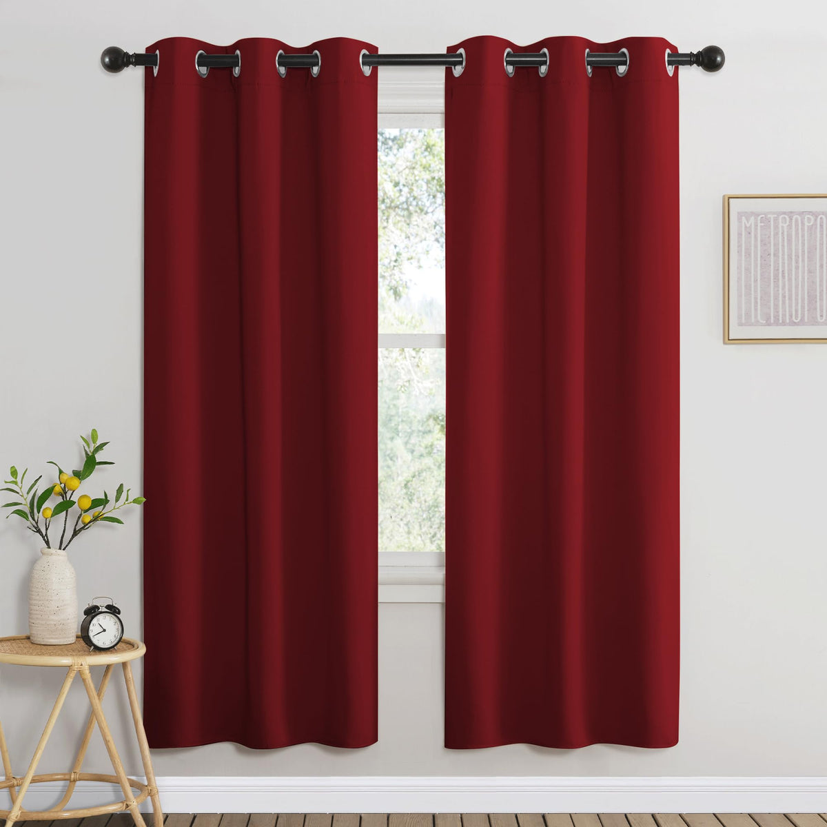 NICETOWN Grommet Blackout Room Darkening Curtains