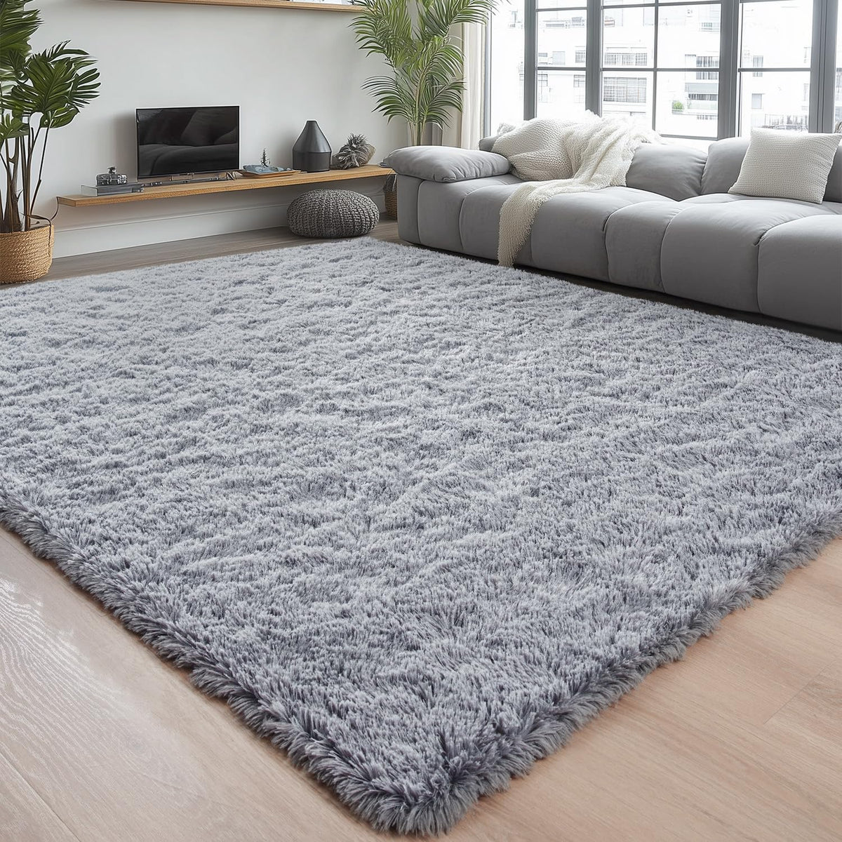 Chicrug Soft Runner Rug for Bedroom Living Room Plush Fluffy Rug 2x10