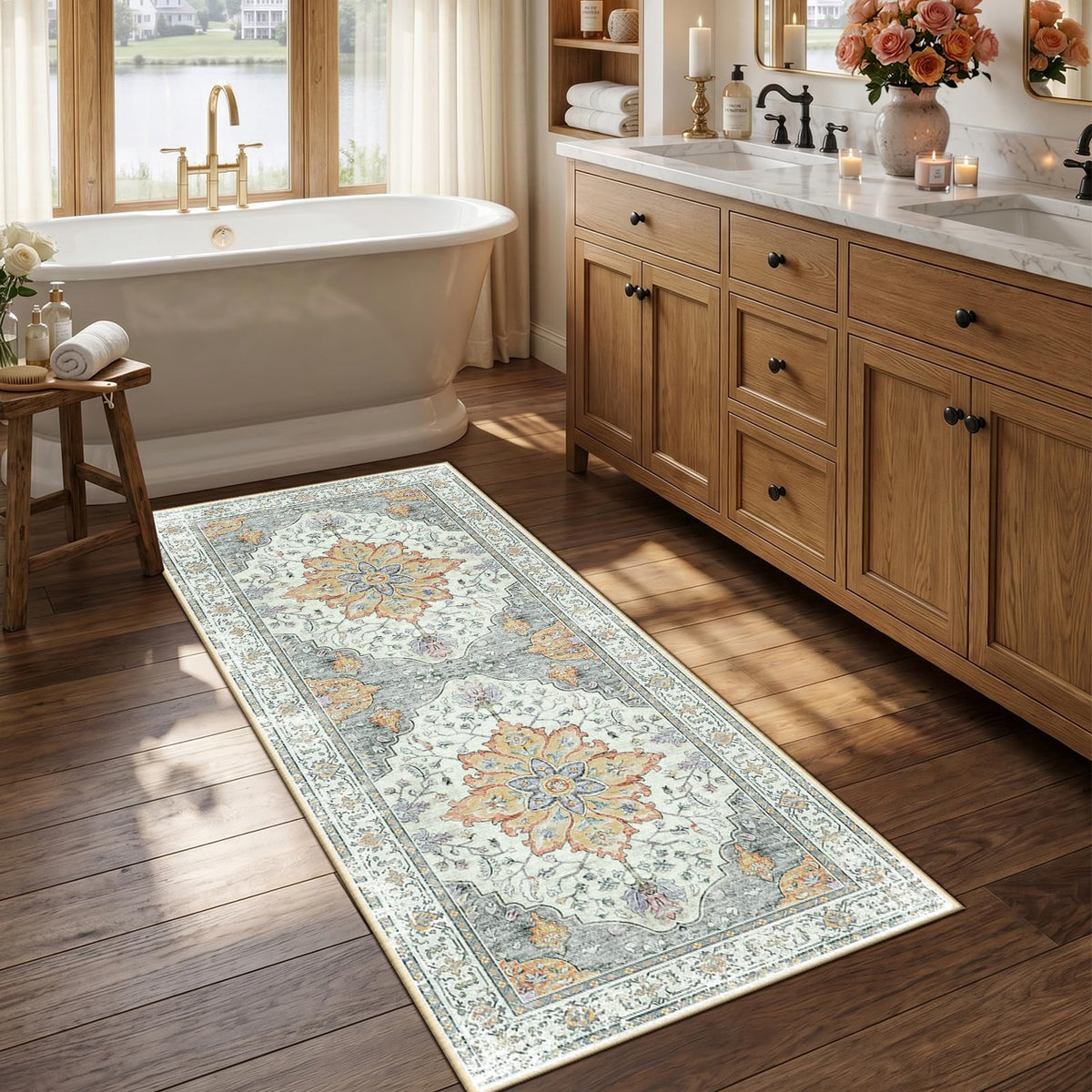 RELEANY Washable Area Rug