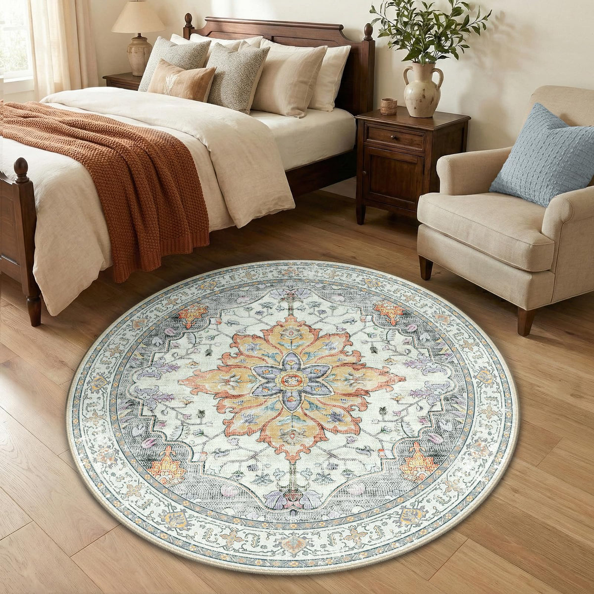 RELEANY Washable Area Rug