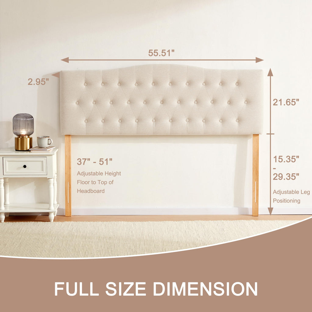 Huatean Home Upholstered Queen Headboard Only