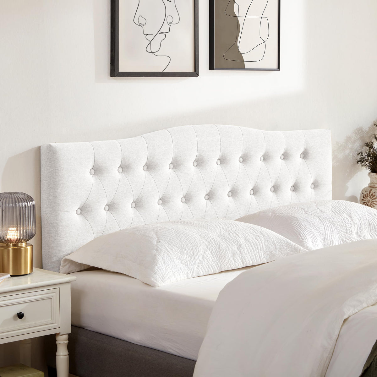 Huatean Home Upholstered Queen Headboard Only