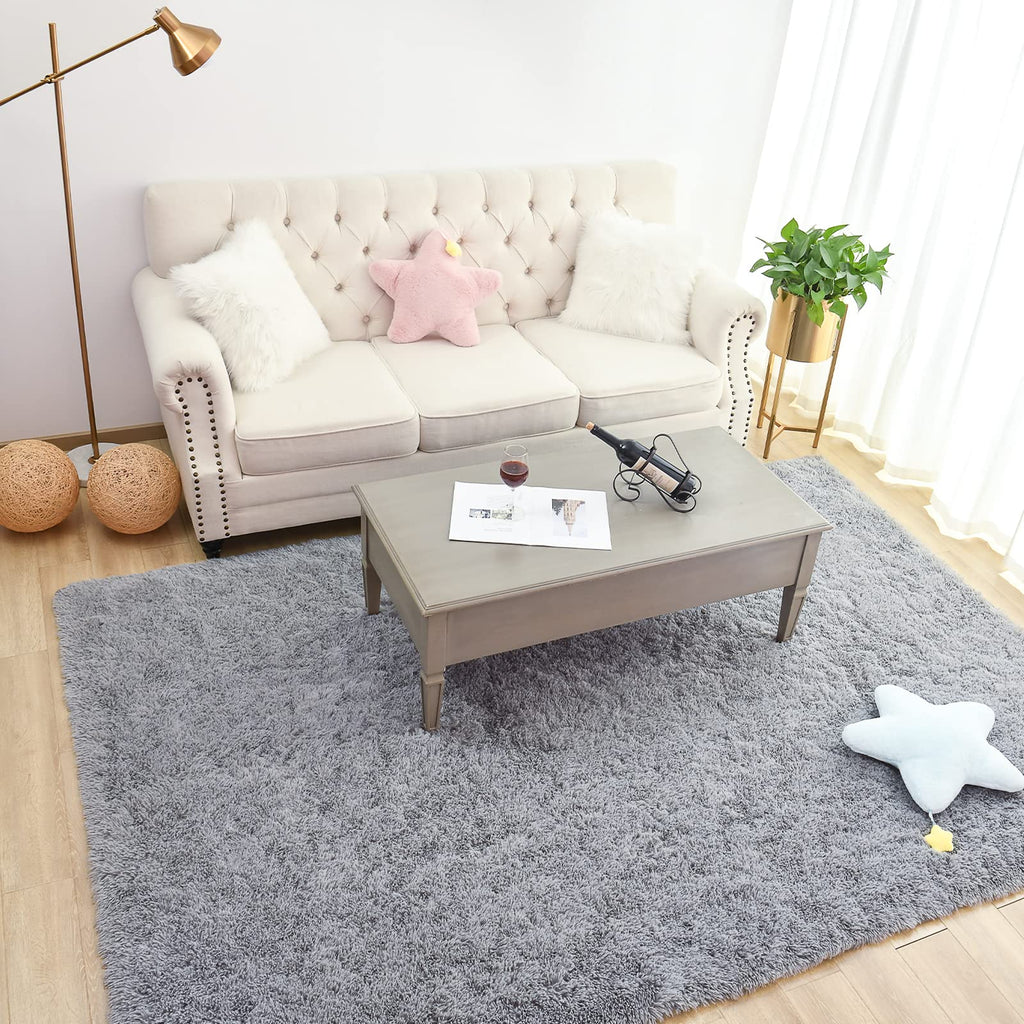 Chicrug Soft Runner Rug for Bedroom Living Room Plush Fluffy Rug 2x10