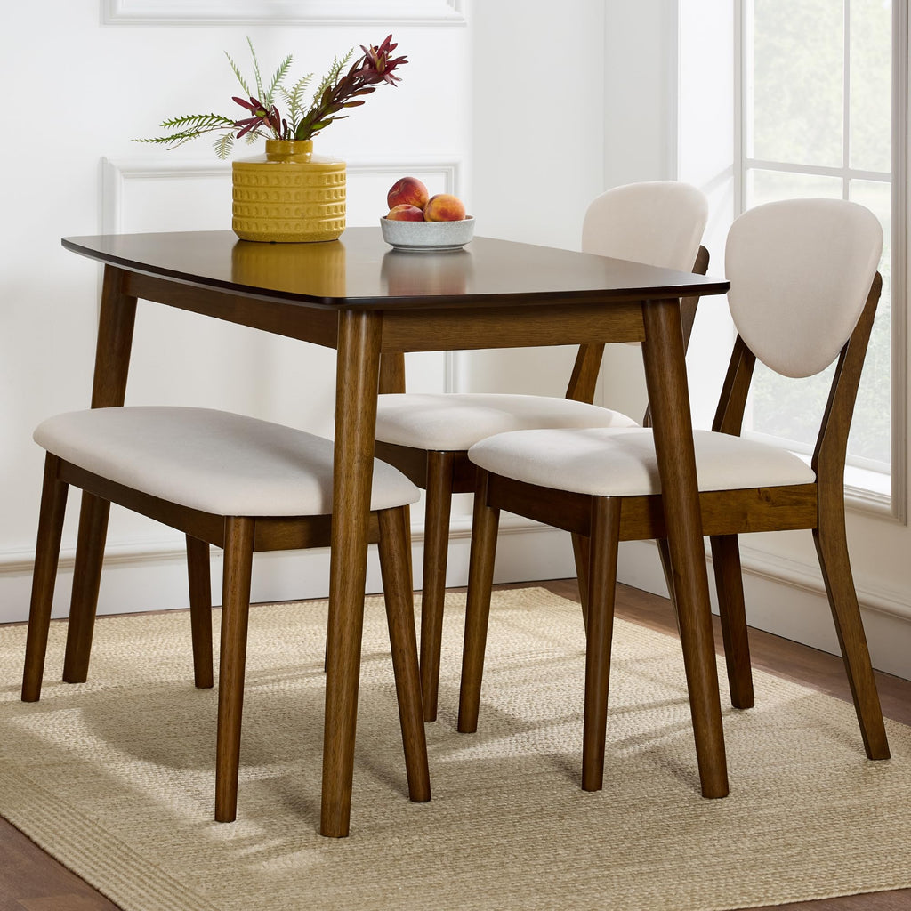 Best Choice Products Compact Wooden Mid-Century Modern Dining Set