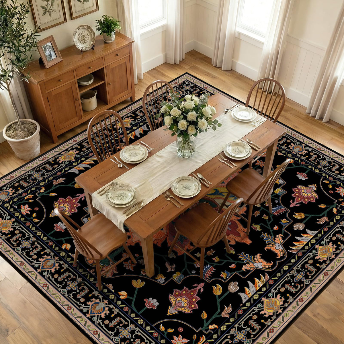 RELEANY Washable Area Rug