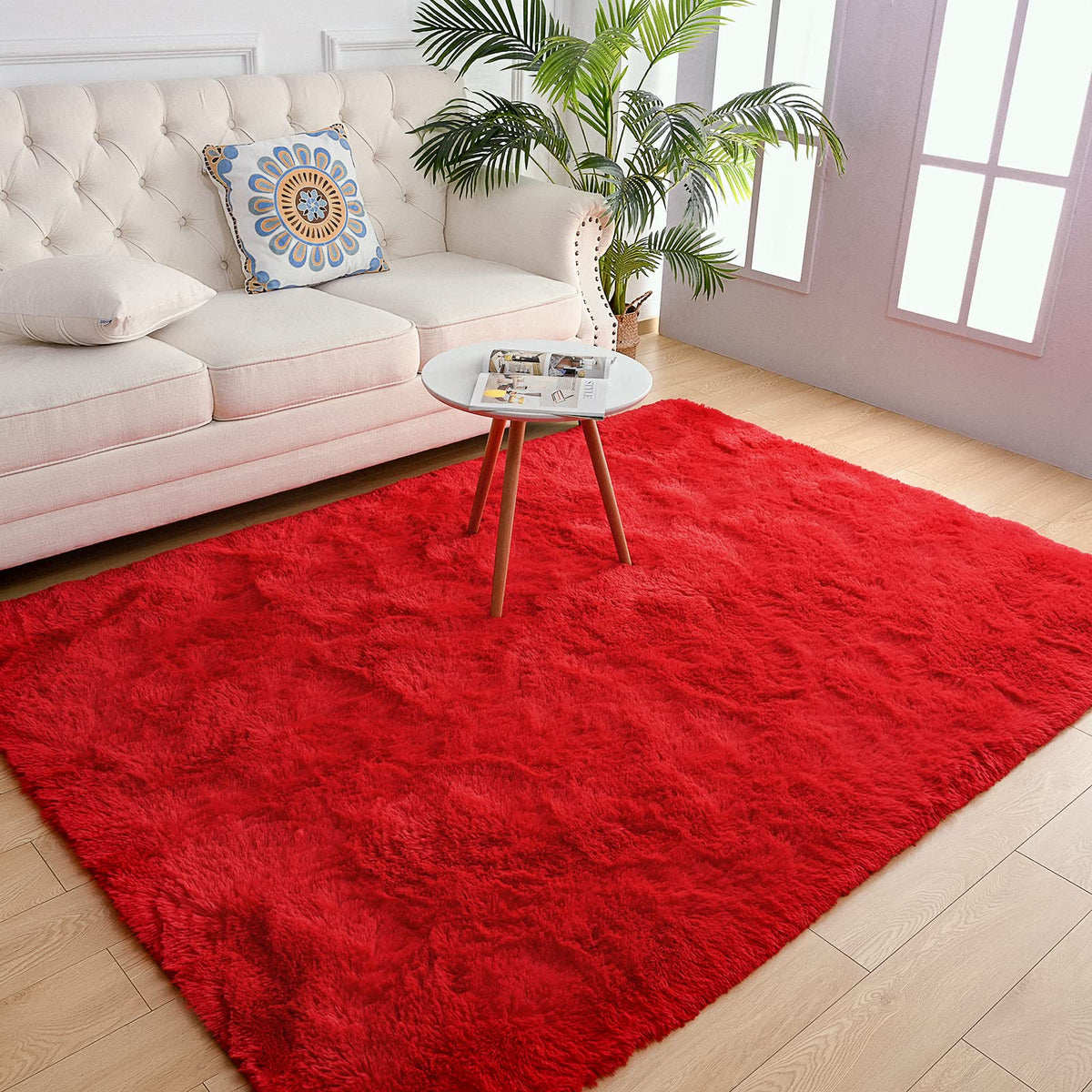 Chicrug Soft Runner Rug for Bedroom Living Room Plush Fluffy Rug 2x10