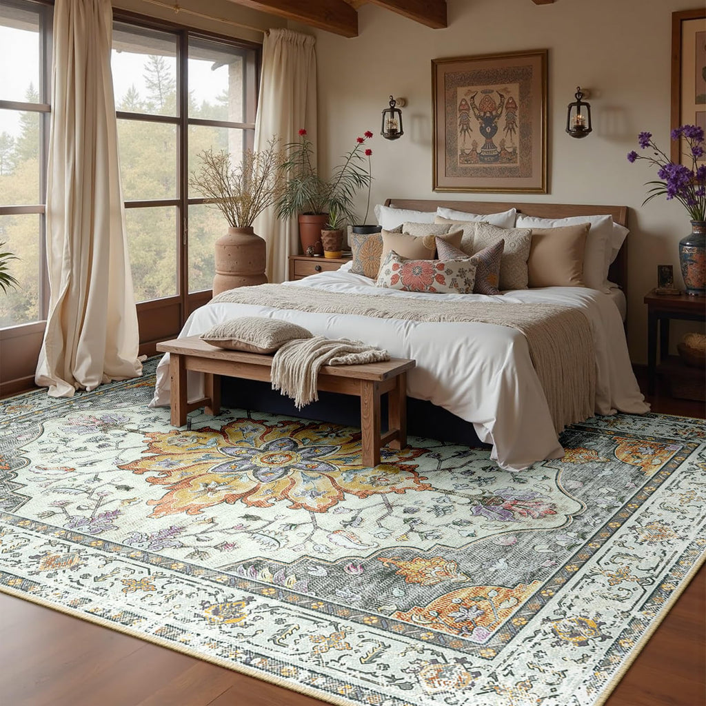 RELEANY Washable Area Rug