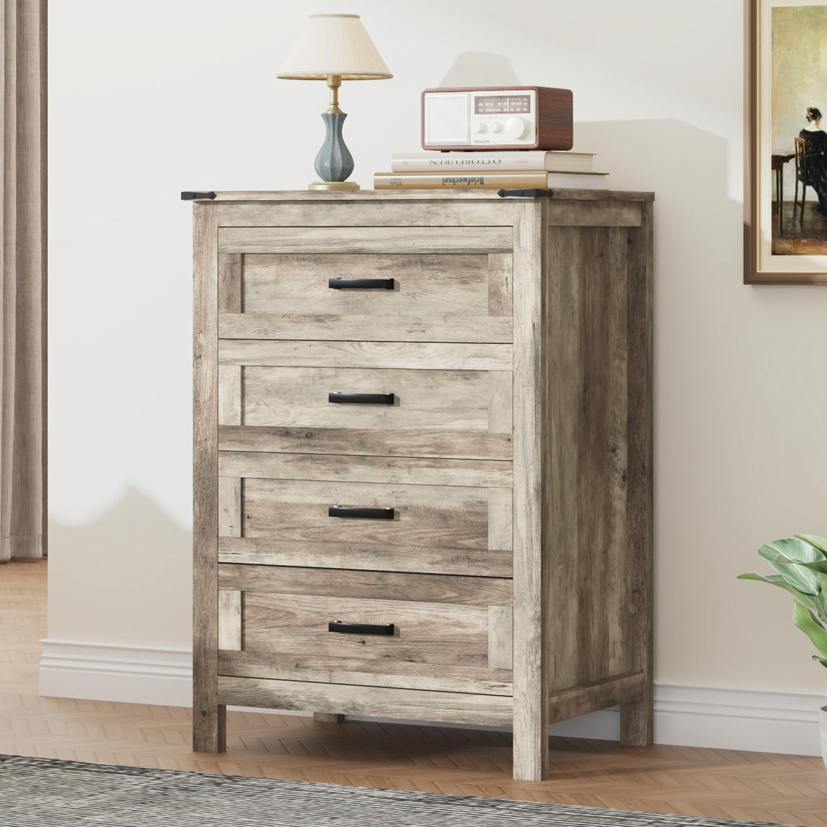 EazeHome Wooden Dresser for Bedroom